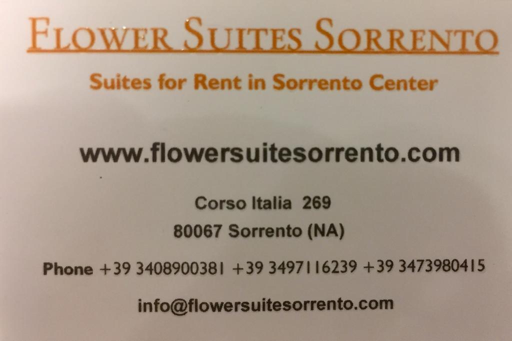 Flower Suites Sorrento Eksteriør billede